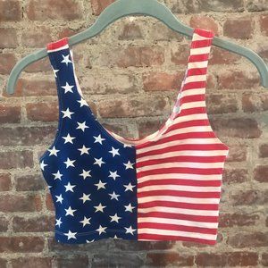 U.S.A Crop Top | American Apparel